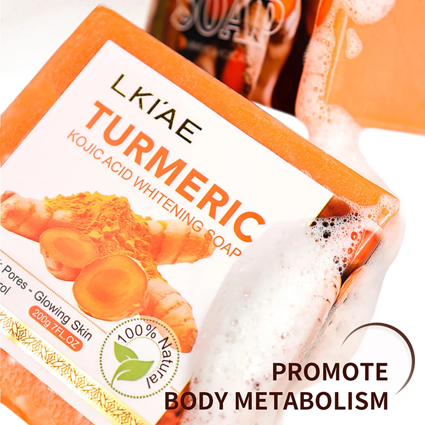 Natural Turmeric Whitening Body Wash, Clean Skin