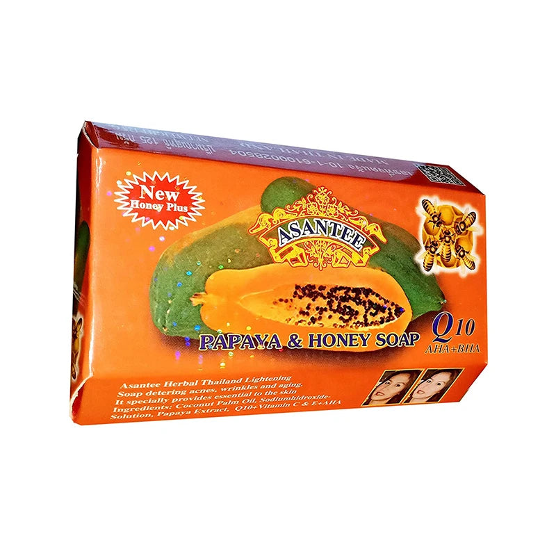 Thailand ASANTEE Papaya Honey Herb Soap Whitening