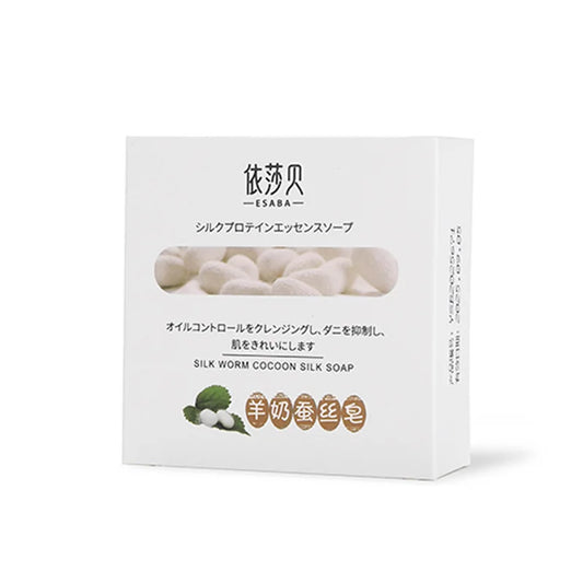 Natural Goat Milk Silk Protein Handmade Soap 60g