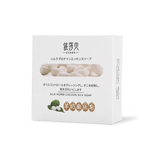 Natural Goat Milk Silk Protein Handmade Soap 60g