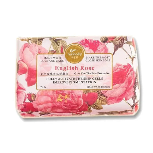 200g French Lavender Rose Gardenia Sea Salt Soap Bar Fragrance