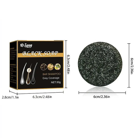 Hair Shampoo Soap Black Polygonum Shampoo