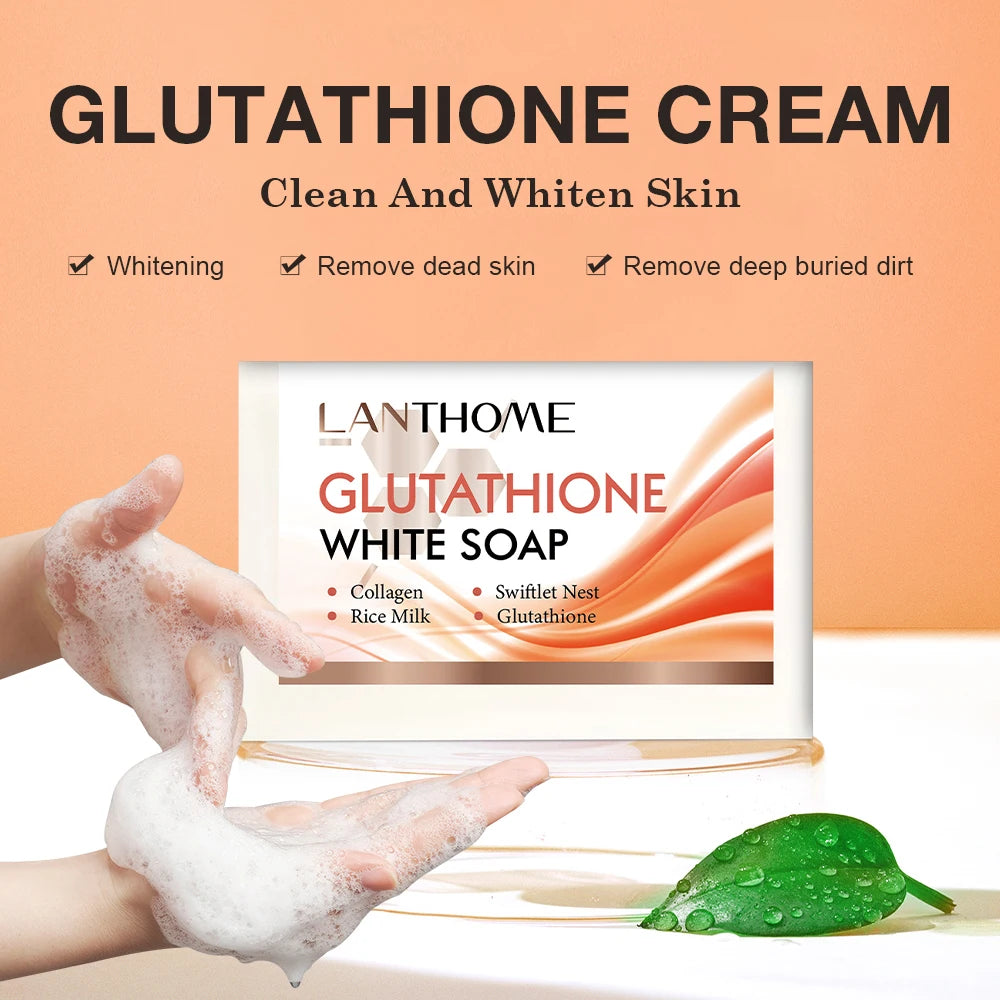 200g Glutathione Handmade Soap Remove dead skin Fade