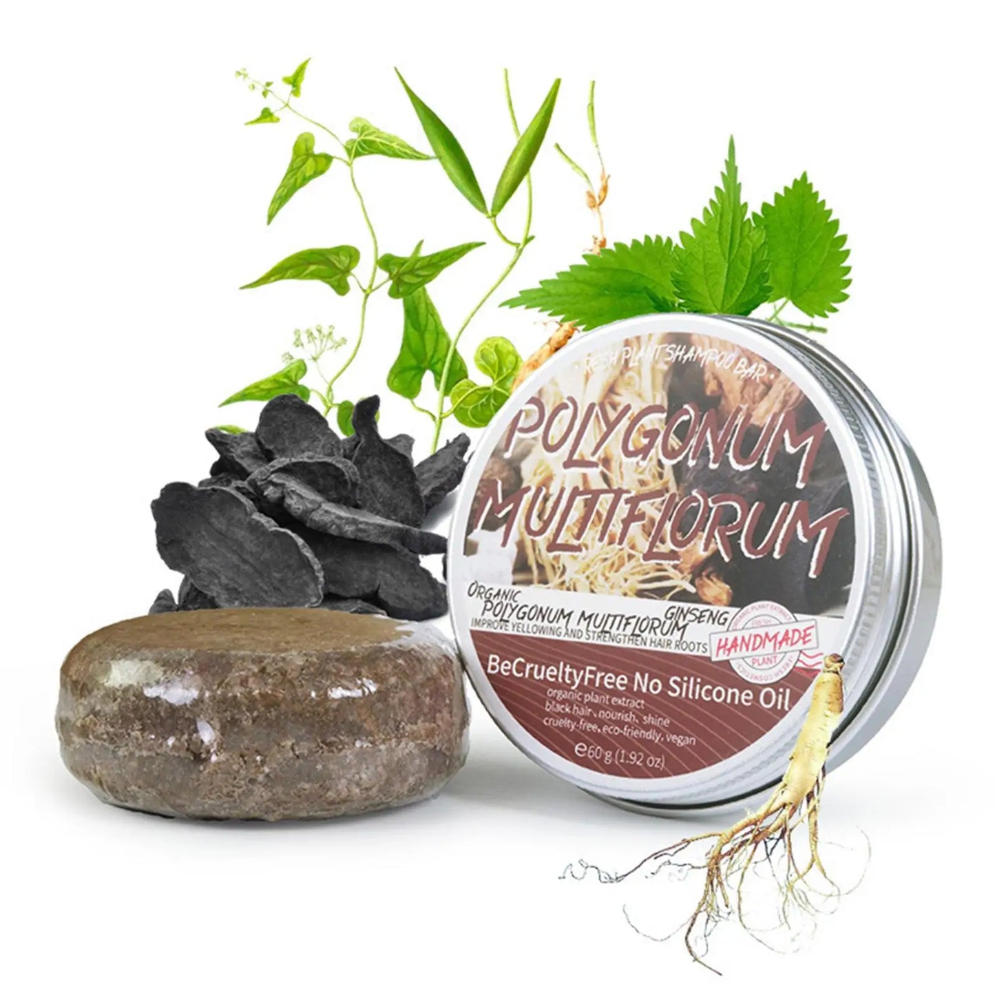 60g Handmade Tea Tree Soap Extract Washing Hair Bar Shampoo