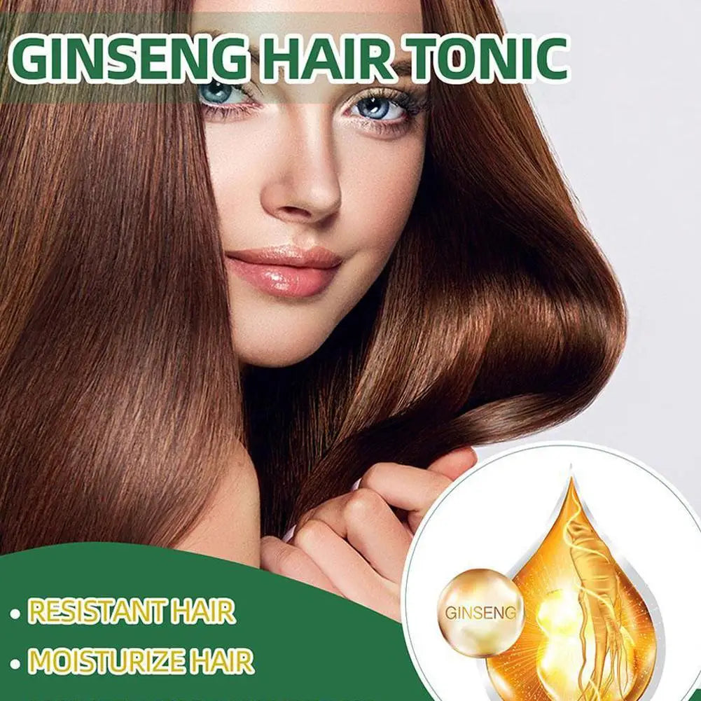 100ml Ginseng Hair Serum For Men Women Nourishes Scalp