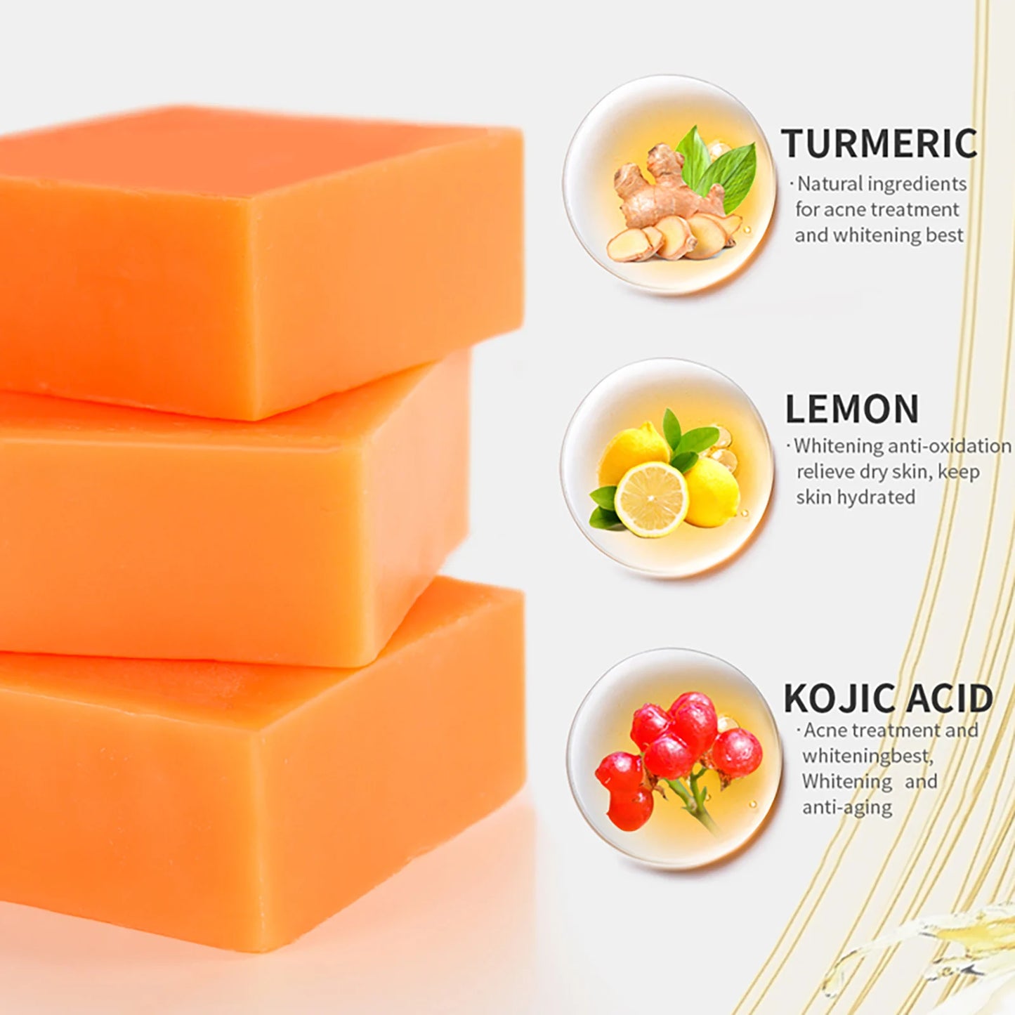 Natural Turmeric Whitening Body Wash, Clean Skin