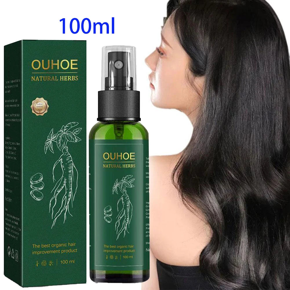 100ml Ginseng Hair Serum For Men Women Nourishes Scalp