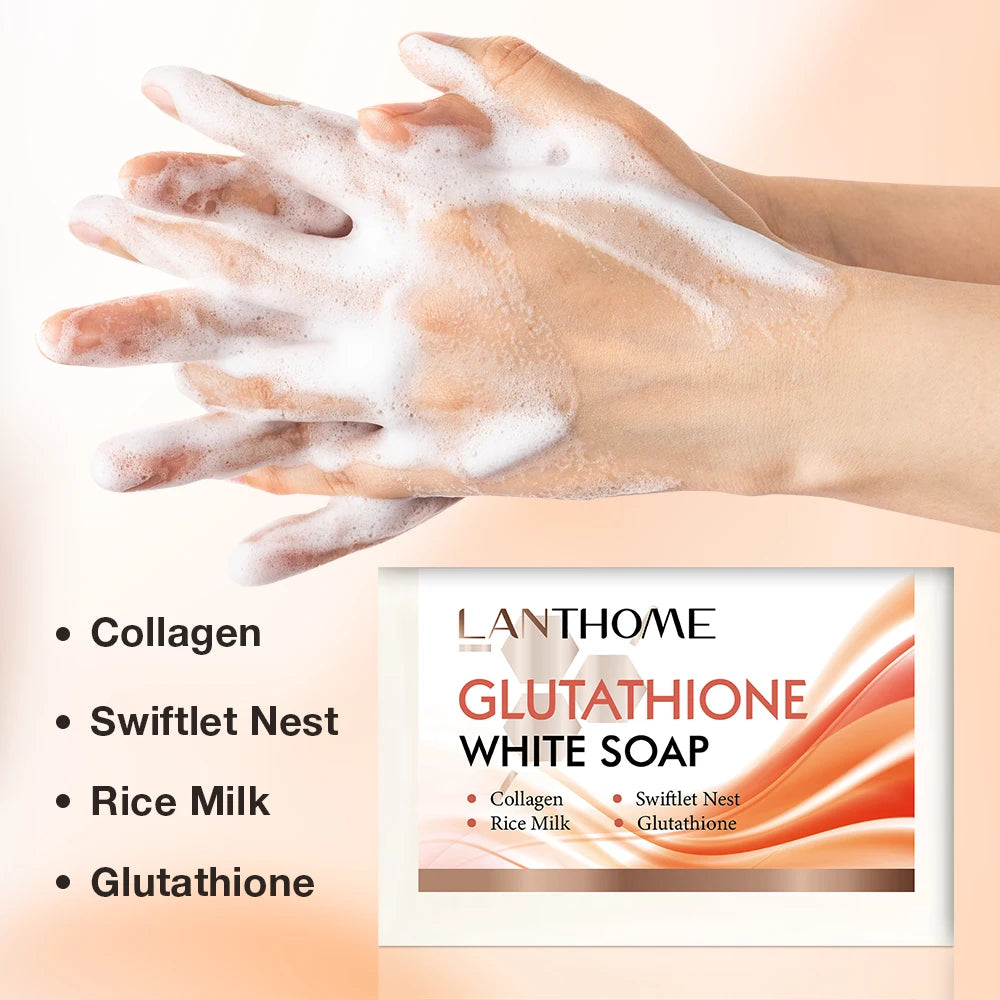 200g Glutathione Handmade Soap Remove dead skin Fade
