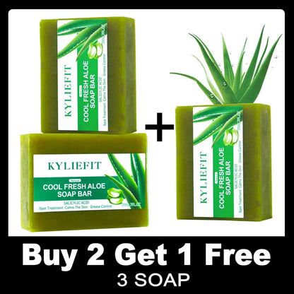 AILKE Aloe Vera Whitening Soap, Remove Pimples, Skin
