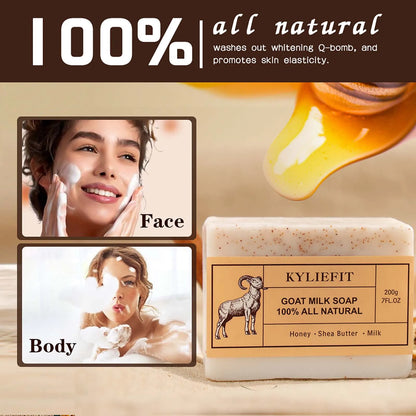 Organic Goat Milk Soap Bar, Natural, Whitening, Cleaning