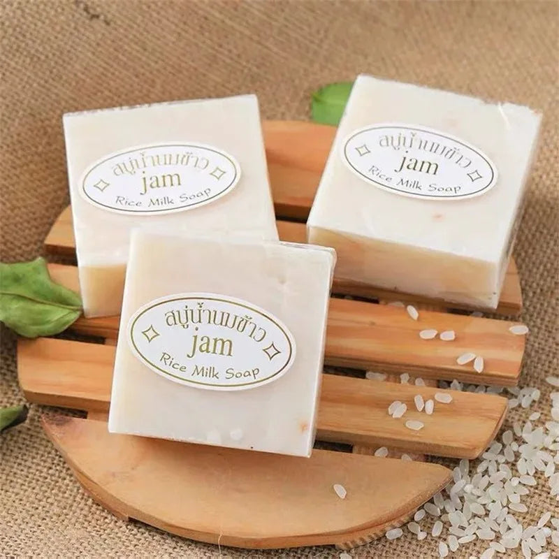 6PCS Thailand JAM Rice Milk Original Handmade Soap