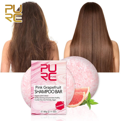 PURC Pink Grapefruit Shampoo Soap Deep Cleaning