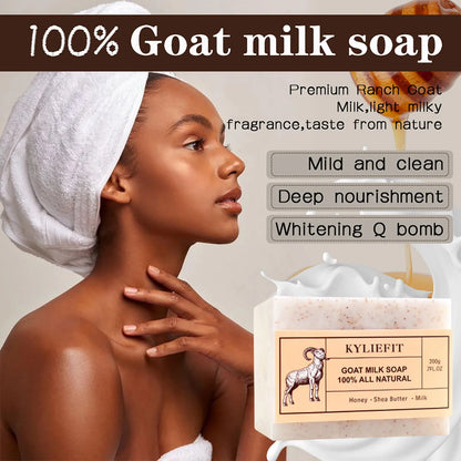 Organic Goat Milk Soap Bar, Natural, Whitening, Cleaning