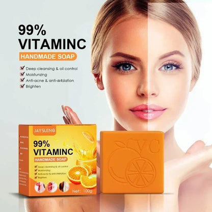 Vitamin C Orange Essence Skin Whitening Soap100g