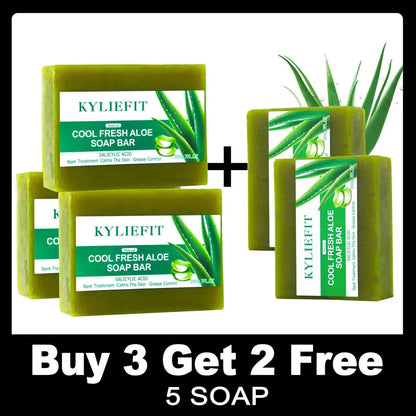 AILKE Aloe Vera Whitening Soap, Remove Pimples, Skin