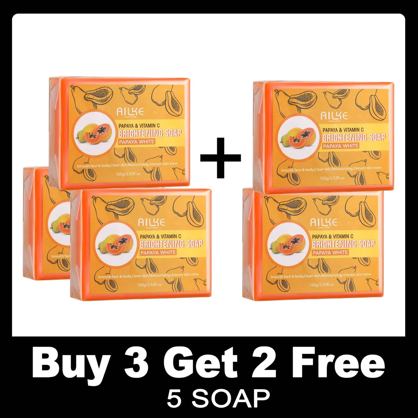 AILKE Skin Whitening Handmade Soap